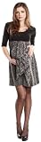 Maternal America Maternity Scoop Neck Front Tie Dress Women's Dress