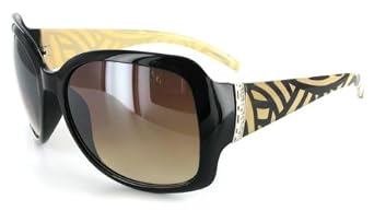 Buy Bali 1201 Ladies Designer Sunglasses with Stylish Patterned Lucite Frames and Large Lenses by Elements of Style
