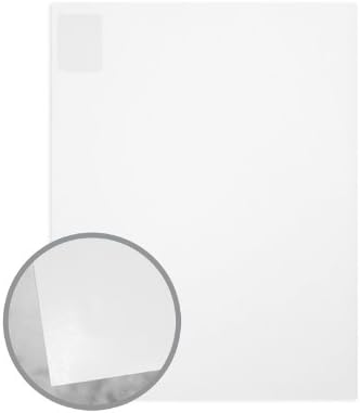 Starliner White Labels - 1 1/4 x 1 5/8 Labels on 8 1/2 x 11 Sheets 6.4 mils 100 per Package