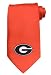 University of Georgia Solid Logo Tie Red