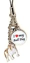 Bulldog Dog Cell Phone Charm