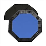 Trademark Poker 48-Inch 8-Player Octagonal Poker Tabletop (Blue)