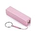 JoMobile 2600mAh USB Portable External Battery Power Bank Charger For Cell Phone (Pink)