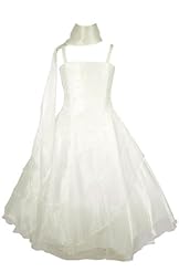 Girls Floor Length Flower-Girl Dress/Pageant Dress 