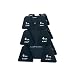 31ke6nn46gL. SL75  Cap Barbell Unisex adult Workouts Neoprene Dumbbell Set with Rack Black