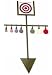 Bisley Snooker Spinner Target Set Shooting Air Rifles