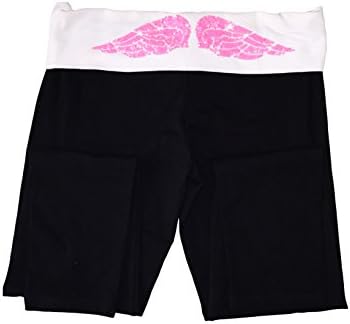 Victoria Secret White Pink Sequin Angel Wings Yoga Pants