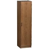 Dark Oak Color Single Door Pantry Cabinet - AMW281-1