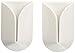 Spectrum Diversified 12900 White V-Towel Holder 2 Count