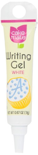 Cake Mate Decorating Gel, White, 0.67 oz