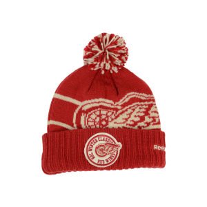 Detroit Red Wings Reebok 2014 Winter Classic Goalie Cuffed Knit Hat Cap
