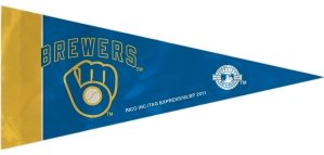 Milwaukee Brewers MLB Mini Pennants - 8 Piece Set