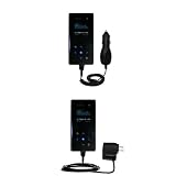 Essential Kit for the Samsung Yepp YP-K5 4GB - includes Car and Wall Charger with Rapid Charge Technology - Gomadic Brand w/ TipExchange Technology