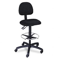 Safco 3420BL Trenton Multi-Task Swivel Stool, Seat: 23-33, Black