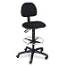 Safco 3420BL Trenton Multi-Task Swivel Stool, Seat: 23-33, Black