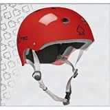 Protec Adult Helmet (Deep Red, Medium)