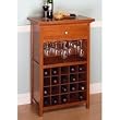 Wine Cabinet with Stem Rack - Walnut By Winsome Furniture