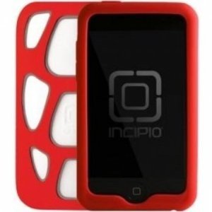 Incipio Honu Silikon h&uuml;lle f&uuml;r Apple iPod Touch 3G rot/grau