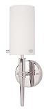 Nuvo Lighting 60/3861 Jet Vanity Light with Frosted Glass, Brushed Nickel, 1-Light
