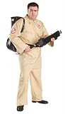 Morris Costumes Ghostbuster Adult Plus Jumpsuit W/ Emblem & Inflatable Backpack Professional