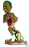 LeBron James Cleveland Cavaliers road #23 Action left handed dribble Pose Bobble Head rookie year Amazon.com
