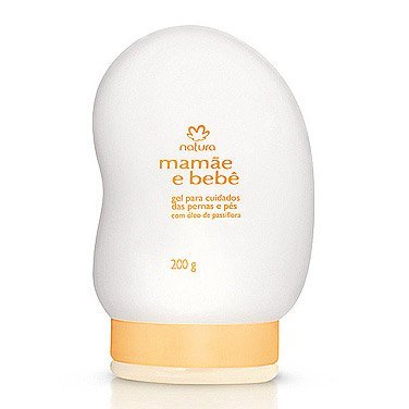 Linha Mamae Bebe Natura - Gel Para Cuidados das Pernas e Pes Com Oleo de Passiflora (Flor de Maracuja) 200 Gr - (Natura Mom and Baby Collection - Legs And Feet Care Gel With Passiflora Oil (Passion Fruit Flower) 6.7 Fl Oz)