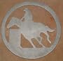 Metal Art - Barrel Racer