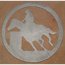 Metal Art - Barrel Racer