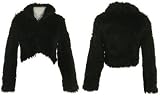 NEW WOMAN DESIGN Cropped Faux Fur Jacket