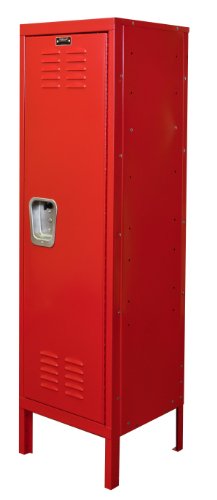 Hallowell HKL151554-1RR Relay Red Kid Locker, 1 Wide, Single Tier, 15