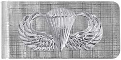 US Paratrooper Wing Military World War 1 2 Money Clip