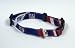 New York Giants Adjustable Pet Dog Collar (Medium)