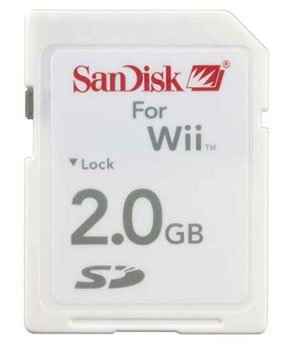 SanDisk Wii 2GB Secure Digital SD Gaming Memory Card - Bulk Packaging