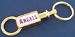 Los Angeles Angels Gold Tone Valet Keychain