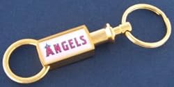 Los Angeles Angels Gold Tone Valet Keychain