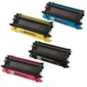 Brother Compatible TN-115 Set of 4 Laser Toner Cartridges: 1 each of Black TN115BK, Cyan TN115C, Magenta TN115M, Yellow TN115Y by LD Products