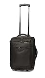 High Quality Cabin Approved Small 20 Inch Hand Luggage Padded Flight Bag with Packing Straps (Black) Size: 50x35x20 cm