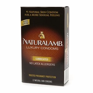 Trojan Naturalamb Lubricated Condoms, Natural Skin 12 ct (Quantity of 1)