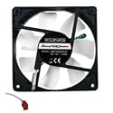 KÖNIG PC-LÜFTER MIT TEMPERATURANZEIGE / Lüftermaße: 120 x 120 x 25 mm / Lüfterdrehzahl: 1700 U/min