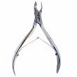 Satin Edge Stainless Steel Cuticle Nipper 4" Half Jaw
