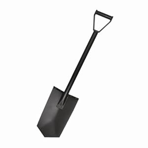 Bully Tools 92603 15-Inch Ace of Spades Garden Spade Pointed Tip