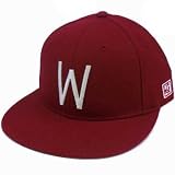 HAT CAP WASHINGTON STATE COUGARS MAROON RED FITTED 7 FLAT BILL NCAA LICENSED PRO