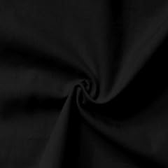 Baumwollstoff wie Batist Meterware Farbe Schwarz