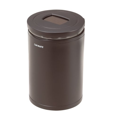 Car Mate CZ48A Black Solar Powered Ash Tray with LED Light - Pack of 1