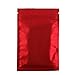100 Assorted Translucent/Silver/Colored Flat Metallic Foil Zip Sealable Locking Bags Pouch 8.5x13cm (3.3x5.1