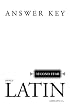 Henle Second Year Latin - Answer Key