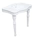 Elements of Design VPB1368 Designer Fauceture Imperial Bain Vitreous China Console Bathroom Sink with 8-Inch Centers, White