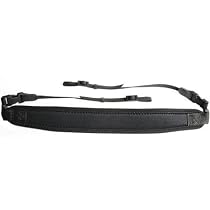 OP/TECH 10012 Classic Camera or Binocular Strap - Black with 3/8 Web connectors