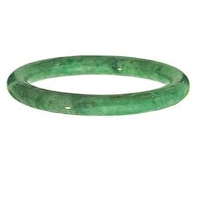 Handcarved High-Grade Green Jade Bangle- 8 by