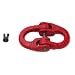 Campbell 5772015 System 8 Grade 80 Quik-Alloy Coupling Link, Painted Red, 7/32" Trade, 2-11/32" Diameter, 72300 lbs Load Capacity